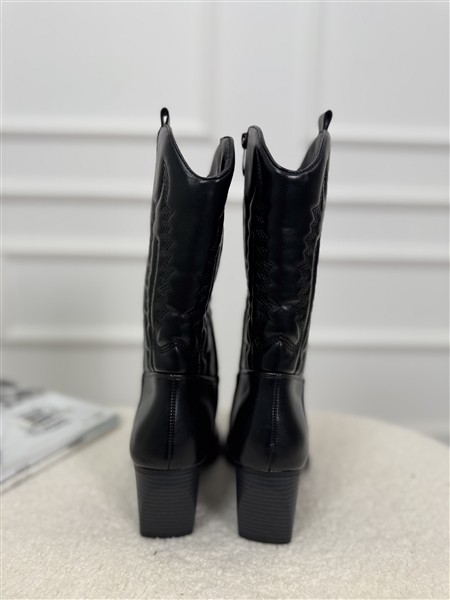 Western Boot T289 Zwart