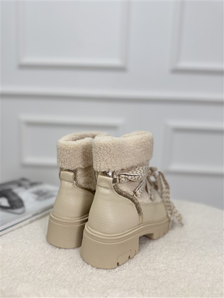 Lace Teddy Boot A-866