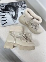 Lace Teddy Boot A-866