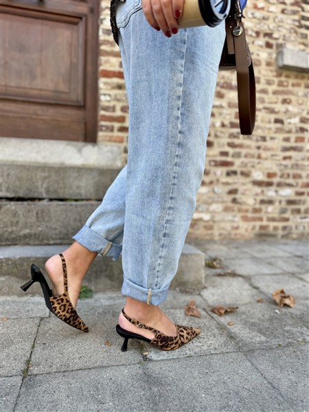 Slip-On Heels Ls5517 Leopard