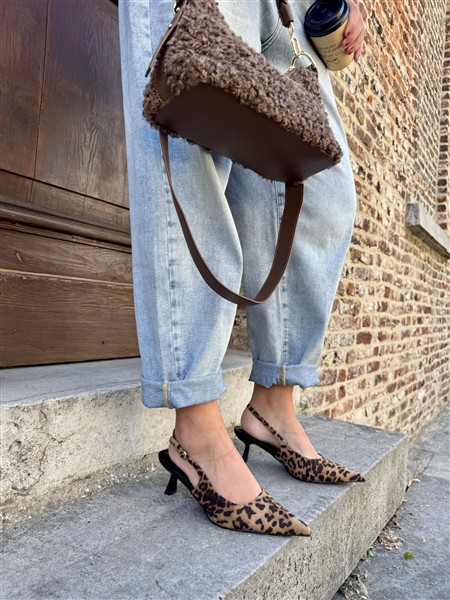 Slip-On Heels Ls5517 Leopard