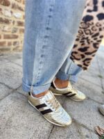 Sneaker 8-21 Goud Bruin