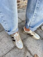 Sneaker 8-21 Goud Bruin