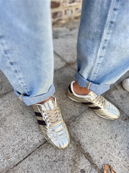 Sneaker 8-21 Goud Bruin