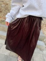 Sweater Brooklynn Burgundy Grijs