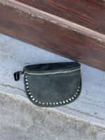 Crossover Echt Suede Studs Groen