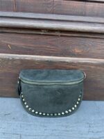 Crossover Echt Suede Studs Groen