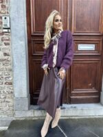 Kidmohair Vest 23356 Burgundy