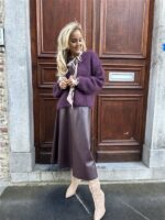 Kidmohair Vest 23356 Burgundy