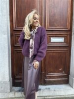 Kidmohair Vest 23356 Burgundy