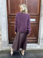 Kidmohair Vest 23356 Burgundy