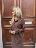 Jurk Jp3503 Suede Bruin