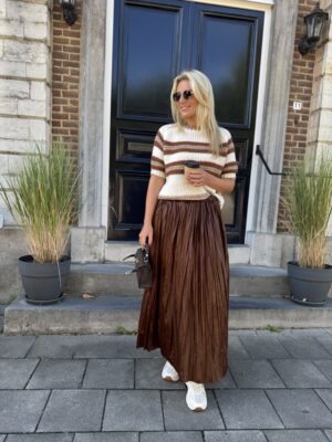 Crinckle Maxirok G76050 Coating Bruin