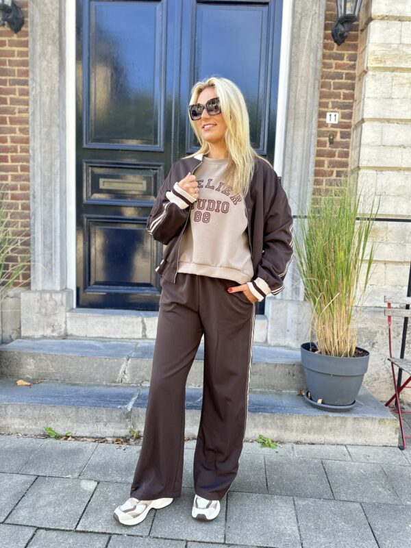 Pantalon Side Line L9357 Bruin