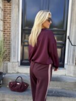 Bomber Side Line L9360 Bordeaux