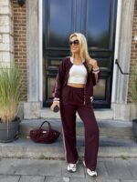 Bomber Side Line L9360 Bordeaux