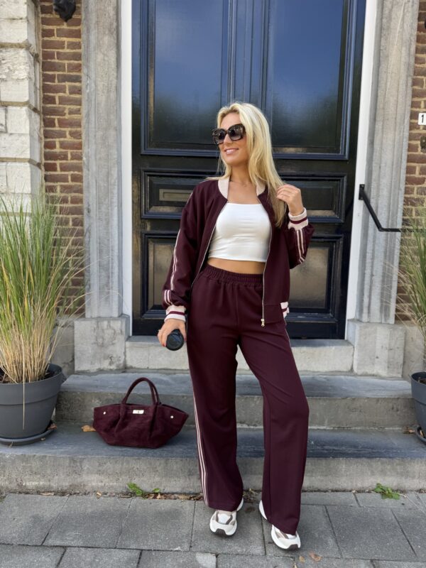 Bomber Side Line L9360 Bordeaux