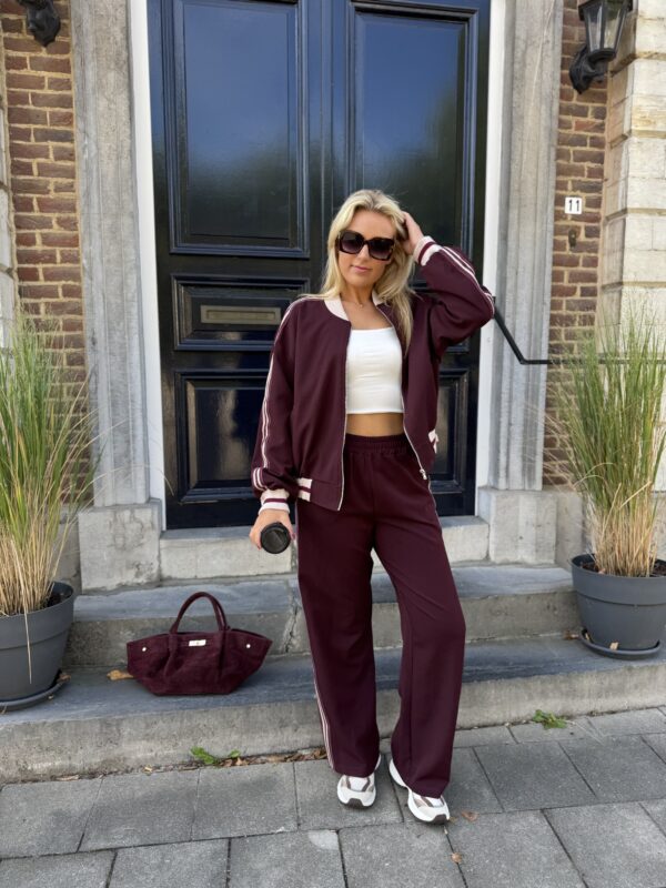 Bomber Side Line L9360 Bordeaux