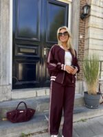 Bomber Side Line L9360 Bordeaux