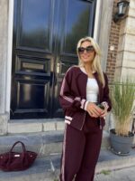 Bomber Side Line L9360 Bordeaux