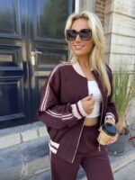 Bomber Side Line L9360 Bordeaux