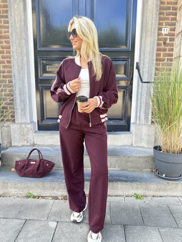 Bomber Side Line L9360 Bordeaux