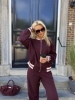 Bomber Side Line L9360 Bordeaux