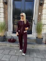 Bomber Side Line L9360 Bordeaux