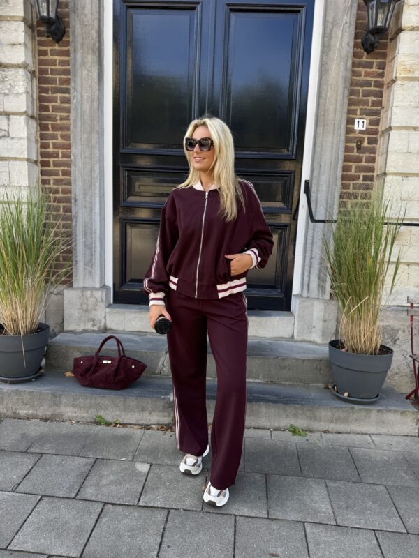 Bomber Side Line L9360 Bordeaux