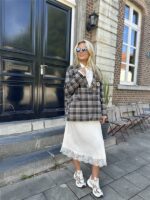 Geruiten Blazer 15060/62 Pins + Patch