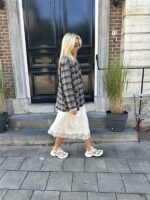 Geruiten Blazer 15060/62 Pins + Patch