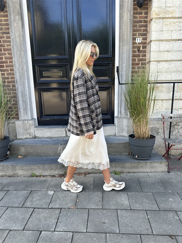 Geruiten Blazer 15060/62 Pins + Patch