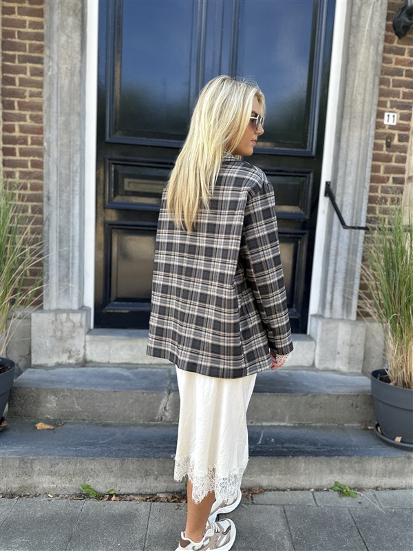 Geruiten Blazer 15060/62 Pins + Patch