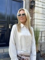 Blouse Lace Detail Mouw Ld3562