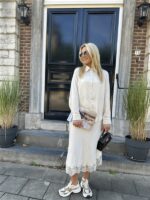 Blouse Lace Detail Mouw Ld3562