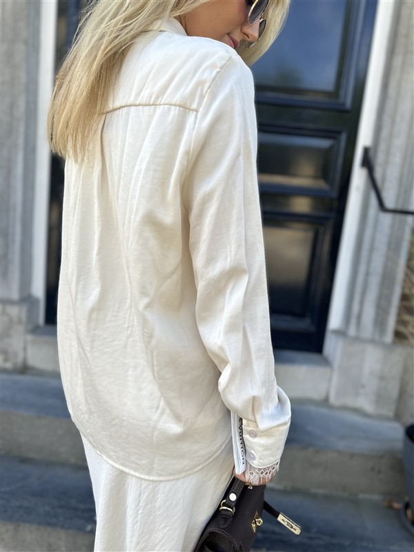 Blouse Lace Detail Mouw Ld3562