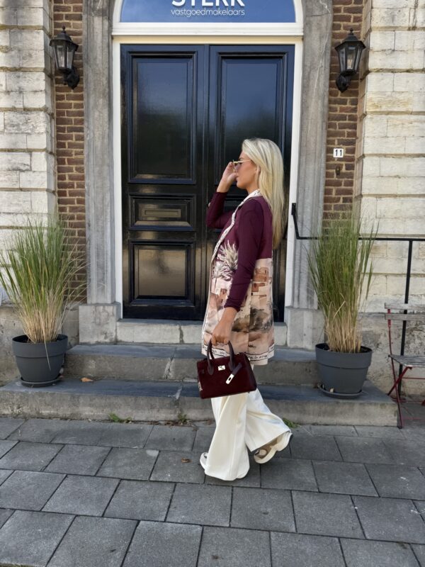 Mouwloze Blazer Three Essential Print