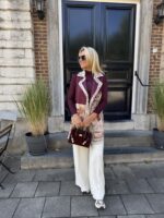 Mouwloze Blazer Three Essential Print