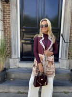 Mouwloze Blazer Three Essential Print