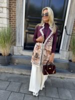 Mouwloze Blazer Three Essential Print