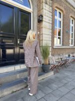 Carreaux Blazer Ld3525 Burgundy