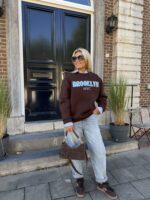 Sweater Brooklynn Hemelsblauw Bruin
