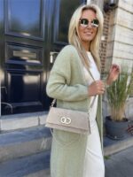 Knitvest Met Zakken 40%kidmohair