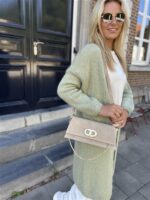 Knitvest Met Zakken 40%kidmohair