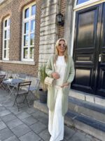 Knitvest Met Zakken 40%kidmohair