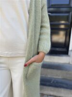 Knitvest Met Zakken 40%kidmohair