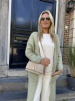 Knitvest Met Zakken 40%kidmohair