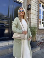 Knitvest Met Zakken 40%kidmohair