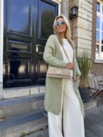 Knitvest Met Zakken 40%kidmohair