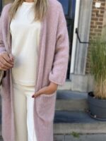 Knitvest Met Zakken 40%kidmohair